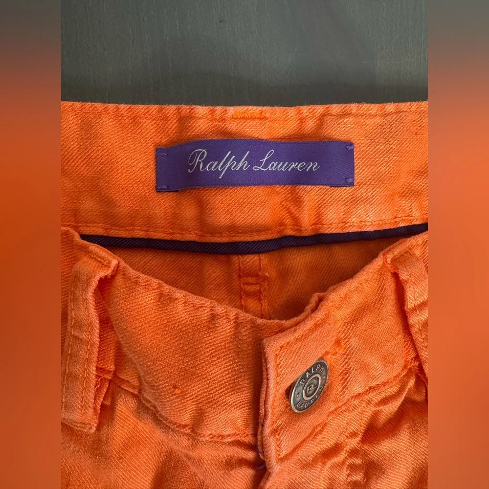 Ralph Lauren Purple Label Orange Pants - Picture 4 of 10